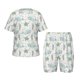 thumbnail image 1 of Balery Whale And Turtle Conjunto de Pijama Infantil de Manga Corta con Estampado – Ropa de Dormir de Algodón Suave-Large, 1 of 6