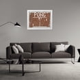 thumbnail image 3 of Stephen Chambers 24x19 White Modern Wood Framed Wall Art Titled - Pong, 3 of 6