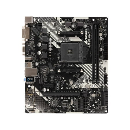 ASRock B450M-HDV R4.0 AMD AM4 microATX Motherboard