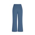 thumbnail image 6 of Ahabrexf Women's Casual Short Sleeve Shirts and Pants Set, Summer Pleated Pocket Lounge Wear with Lightweight Comfort, 6 of 9