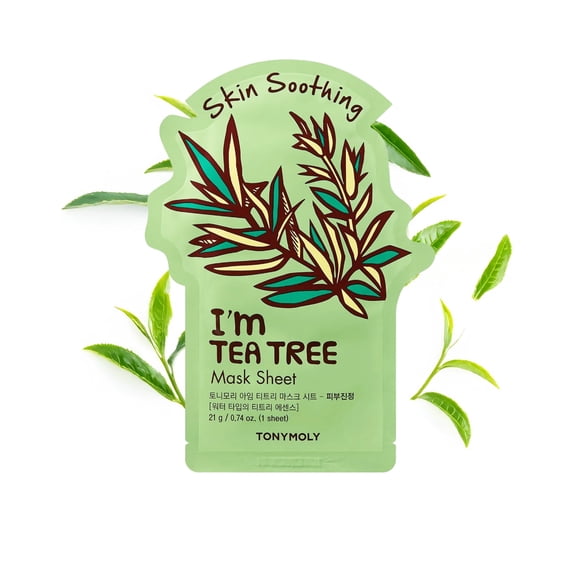 Mascarilla TONYMOLY I'm Real Tea Tree Hidratante Skincare