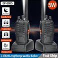 thumbnail image 4 of Handy Radio Manos Libres Walkie Talkie Recargable Negro, 4 of 5