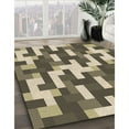 thumbnail image 3 of Ahgly Company Machine Washable Indoor Rectangle Transitional Coffee Brown Area Rugs, 6' x 9', 3 of 7