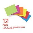 thumbnail image 2 of Staples Sticky Notes 1 3/8" x 1 7/8" Summer Breeze Collection 100 Sheets/Pad 12 Pads/Pack (ST62862), 2 of 5