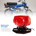 thumbnail image 2 of Motorcycle Brake Tail Light Assembly with Bulb for CT70 CT90 CT125 XL70 CL70 CL90 Jialing JH70, 2 of 8