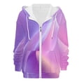 thumbnail image 5 of Bovemsi Sweatshirt for Women Zip Activewear Jacket Coat Printed Fall Outwear With Pockets Zip Up Hoodie, 5 of 7