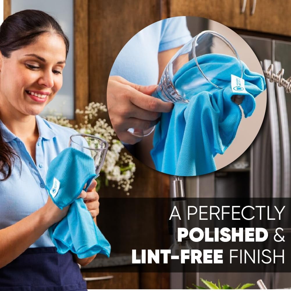 F-lint Korean Glass & PPF Lint-Free Microfiber Towels (4-Pack)