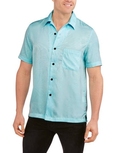 Big Men's Rayon Hawaiian Shirt - Walmart.com