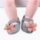 thumbnail image 4 of Zapatillas para bebés, niños y niñas, botines de lana acogedores, calcetines cálidos de fondo suave con dibujos animados, zapatos de cuna para recién nacidos, gris, 12cm, 4 of 8