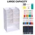 thumbnail image 4 of Portalápices multifuncional, organizador de papelería de escritorio, organizador de almacenamiento de brochas de maquillaje, 20*12,8*9,2 cm Zhivalor BST3058034-1, 4 of 5