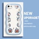 thumbnail image 2 of Funda de teléfono para iPhone 6 6plus 6s 6s Plus funda para teléfono Doraemon HP funda blanda a prueba de golpes borde de onda colorido gato transparente funda protectora creativa silicona cubierta tr, 2 of 4