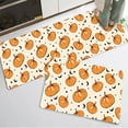 thumbnail image 4 of Guozer Clearance Bathroom Mat Set 1Set Pumpkin Rug Halloween Bath Rug Non-slip Two-piece Mat for Family Gatherings, Winter Decor, Christmas Decor, Thanksgiving Decor, 4 of 6
