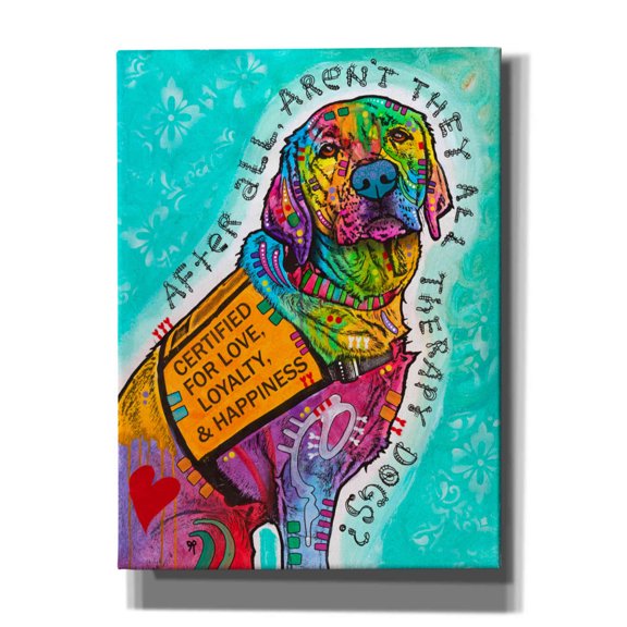 Epic Graffiti 'Certified For Love' by Dean Russo, Canvas Wall Art, 40"x54"
