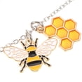 thumbnail image 2 of Collar de abeja, collar con dije de panal, collar con colgante, collar para mujer, Kewelry, 2 of 6