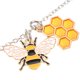 thumbnail image 2 of Collar de abeja, collar con dije de panal, collar con colgante, collar para mujer, Kewelry, 2 of 6