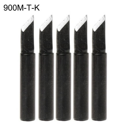 

Rooha 5PCS Solder Soldering Iron Tip 900M-T Lead Free For Hakko Saike 936 852d+ 909D