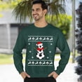 thumbnail image 3 of Christmas Sweatshirt, Funny Ugly Christmas Sweater, Soccer Snowman Ugly Christmas Sweater, Funny Football Christmas Sweater, 3 of 5