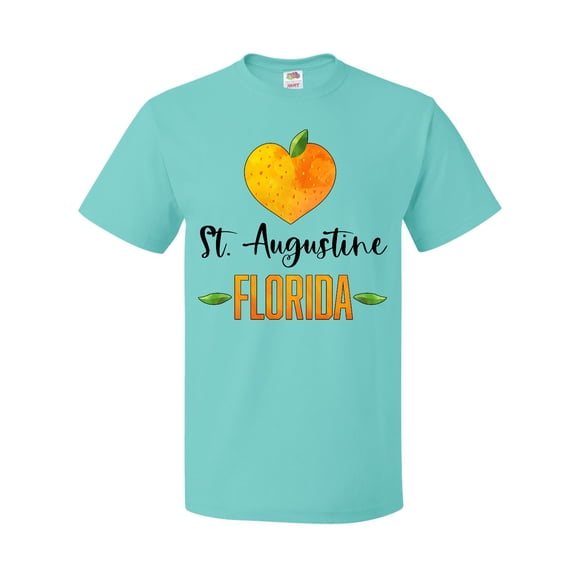 Inktastic St. Augustine Florida Orange in Heart T-Shirt