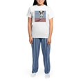 thumbnail image 4 of CafePress - Women's Light Pajamas - Women's Short Sleeve Print T-Shirt and Pants Light Cotton Pajama Set, 4 of 7