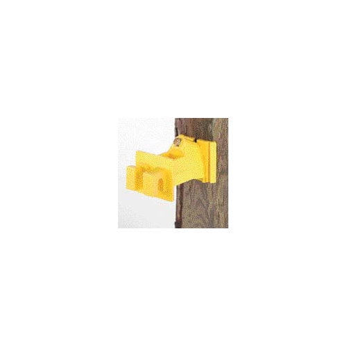 SNUG WOOD POST INSULATOR YELLOW 25 PACK