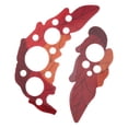 thumbnail image 4 of 2 Pcs Autocollants de Trou de Son 41 Po Guitare Folk Instrument Outils Forme Feuilles de Raisin PVC, 4 of 14