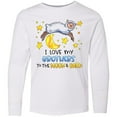 thumbnail image 3 of Inktastic I Love my Brothers to the Moon and Back Cute Sheep Long Sleeve Youth T-Shirt, 3 of 5