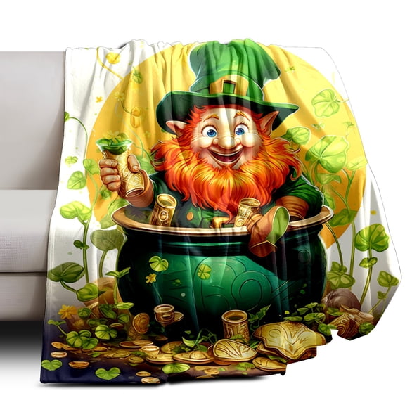 Throw Blanket Soft Plush Fleece Blanket 30In × 39In Home Decor Cozy Camping Blanket for Gift Bedding Essentials