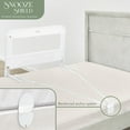 thumbnail image 6 of Evolur Snooze Shield Universal Swing-Down Guardrail, White, 6 of 11