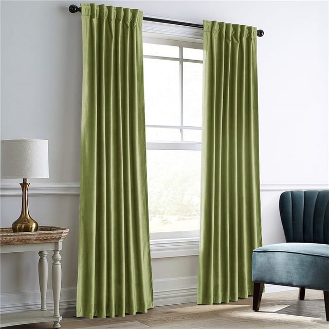 Dutch Velvet Curtains, Solid Color, Heat Insulation Blackout Curtains, Suitable For Living Room, Bedroom