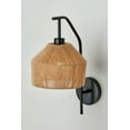thumbnail image 3 of Adesso Amalfi Black Dimmer Compatible Wall Sconce, 3 of 3