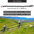 thumbnail image 3 of Children's Mountain Bike Tow Rope Elastic Rope for Children, Parent-Child Traction Rope, The Black Tow Rope for Bicycle, Cycles, Electric Bike, 3 of 5