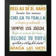 thumbnail image 2 of Lewis, Sheldon 20x24 Black Modern Framed Museum Art Print Titled - Spanish Bath Rules, 2 of 5