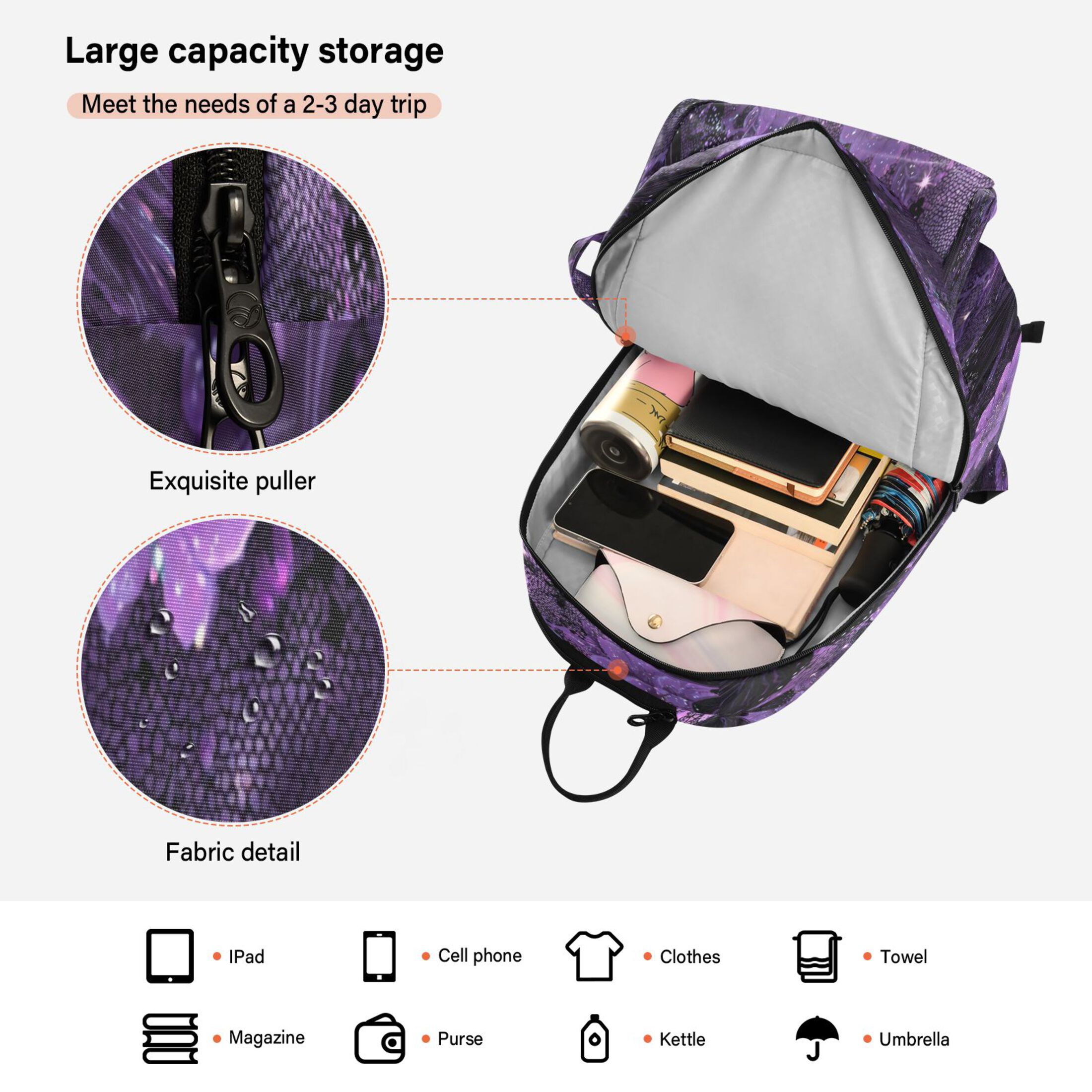 2 Racquet Holder Tennis Backpack Tennis Racket Covers Gym Bags Gorgeous Pink Flowers and Butterflies