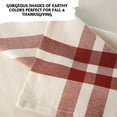 thumbnail image 5 of Folkulture Tablecloth Rectangle 60x72 inches Long, 100% Cotton Outdoor Tablecloth, Rustic Table Cloth or Table Cover for Table Decorations, Boho Tablecloth, Rust Farmhouse Table Décor, 5 of 8