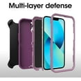 thumbnail image 3 of Otter Box 77-85451 Screenless Kickstand Holster Cell Phone Case for Apple iPhone 13, Purple, 3 of 6