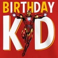 thumbnail image 2 of Girl's Marvel Birthday Kid Iron Man Graphic Tee Red Medium, 2 of 5