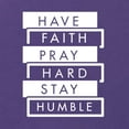 thumbnail image 6 of Wild Bobby Have Faith Pray Hard Stay Humble Inspirational/Christian Women Tri-Blend Racerback Tank Top, Purple Rush, Medium, 6 of 6