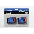 thumbnail image 2 of TC Tapes 2/Pack 1/2" (12mm) Red on Clear for Brother PT-10, PT10 Label Maker, 2 of 3