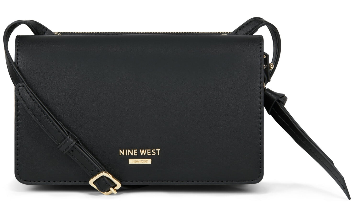 Nine West Women's Knotted Up Crossbody Flap Organizer Cross Body Bag