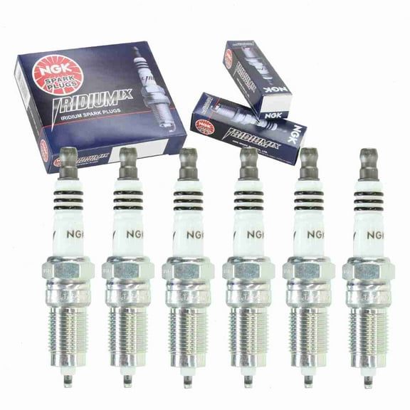 6 pc NGK 7316 Iridium IX Spark Plugs for 41-928 4212 4469 9660 HR8JII33V HR9HP0 Ignition Wire Secondary Fits select: 2006-2010 FORD EXPLORER, 1998-2003 FORD F150
