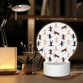 thumbnail image 6 of Daiia Yoga Labrador Retriever Pattern Acrylic Night Light, LED Touch Light, Bedroom Night Light, Soft Glowing Lamp Perfect Gift for Mother's Day, Birthday, or Christmas, 6 of 9