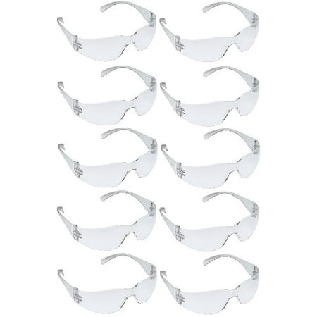 

3M 11329 Tekk Virtua Anti-Fog Safety Glasses Clear Frame/Lens 10-PACK