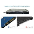 thumbnail image 3 of Graflsoa Compact 2.5" SATA HDD/SSD Enclosure with USB 2.0/3.0 & Type-C Support, Slim ABS Design in Black, 3 of 5