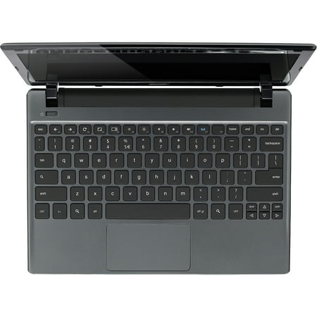 Acer - 11.6" Chromebook - Intel Celeron - 2GB Memory - 16GB Solid State Drive - Granite Gray
