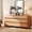 Mocha, variant on Modern Wood Dresser with 3 Drawers and Sturdy Metal Base, Multi-Functional Chest of Drawers Storage Organizer for Bedroom, Living Room, Hallway and Entryway, Brown