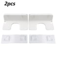 thumbnail image 1 of Hair Dryer Holder Hardware Hassle-free Long-lasting Mounting Organizer Plastic Rack Saving Space Accessories Hot White (basic)-2pcs, 1 of 9