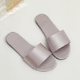 thumbnail image 4 of Aueoeo Women's Satin House Slippers Casual Breathable Flat Slippers for Women Indoor Cute Slippers Ladies Slippers, 4 of 4