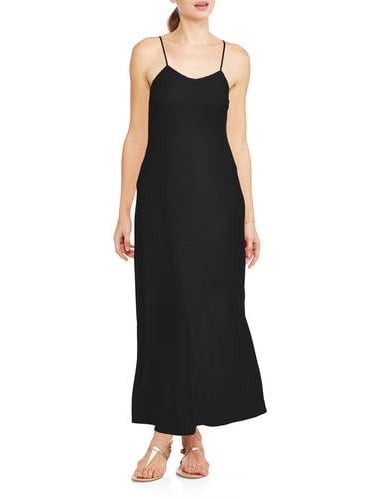 Faded Glory - Women's Easy Knit Cami Maxi Dress - Walmart.com - Walmart.com