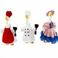 thumbnail image 2 of NUAHRHY 4th of July Porch Goose Outfits for 19.5"x 16.7" Lawn Statue, Seasonal Independence Memorial Day Sculpture Clothes for Garden Patio Party Decor Pink, 2 of 11