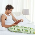 thumbnail image 5 of Pofeuu Green Avocado Print Men's Pajama Pants, Soft Lounge Pajama Pants with big pockets for Men Plaid Pj Bottoms-Medium, 5 of 6